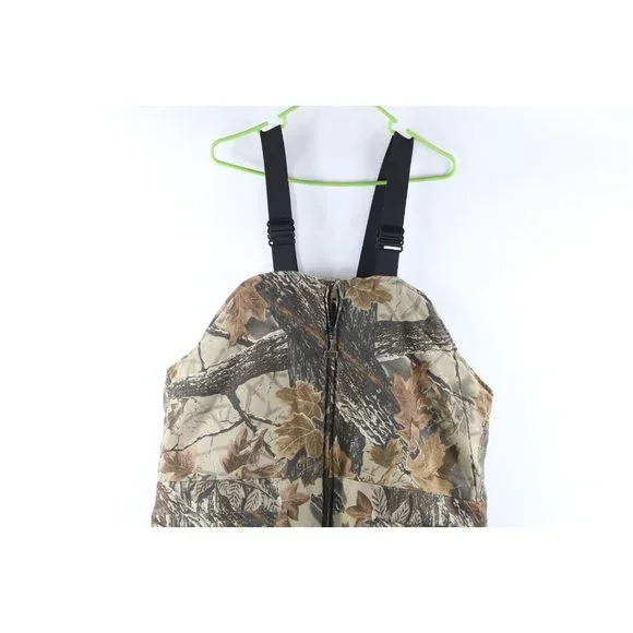 Vintage 90s Walls Reversible Realtree Camouflage Insulated Overalls Bibs Pants